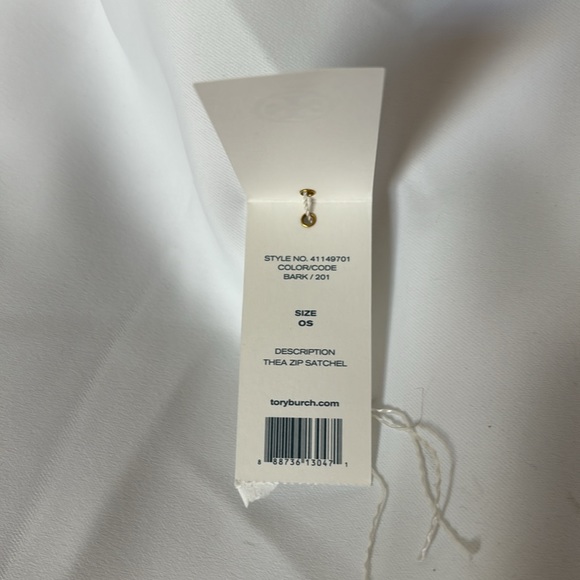 Tory Burch Thea Zip Satchel in bark - Picture 10 of 11